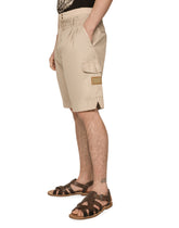 Piece-dyed stretch cotton cargo Bermuda shorts -  | Dolce &amp; Gabbana