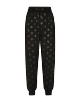 Jersey jogging pants with DG Monogram print -  | Dolce &amp; Gabbana