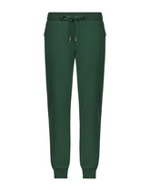 Jersey jogging pants with logo plaque -  | Dolce &amp; Gabbana