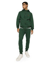 Jersey jogging pants with logo plaque -  | Dolce &amp; Gabbana