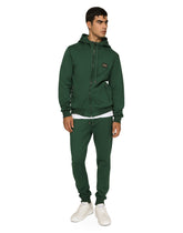 Jersey jogging pants with logo plaque -  | Dolce &amp; Gabbana