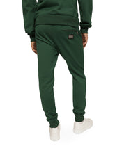 Jersey jogging pants with logo plaque -  | Dolce &amp; Gabbana
