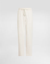 Stretch jersey jogging pants with embroidery -  | Dolce &amp; Gabbana