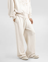 Stretch jersey jogging pants with embroidery -  | Dolce &amp; Gabbana