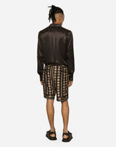 Coin print silk Bermuda shorts -  | Dolce &amp; Gabbana