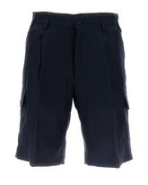 Bermuda cargo shorts in linen -  | Dolce &amp; Gabbana