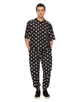 Nylon jogging pants with DG Monogram print -  | Dolce &amp; Gabbana