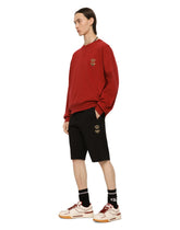 Jersey jogging shorts with embroidery -  | Dolce &amp; Gabbana