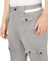 Stretch cotton pants with multiple pockets -  | Dolce & Gabbana