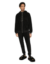 Jersey jacquard jogging pants with DG logo -  | Dolce & Gabbana