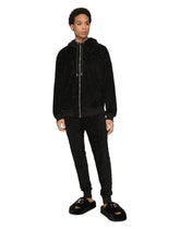 Jersey jacquard jogging pants with DG logo -  | Dolce & Gabbana
