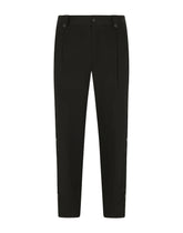 Pants with lace side bands -  | Dolce & Gabbana