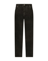 Oversize black wash jeans -  | Dolce & Gabbana