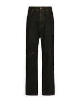Overdyed jeans with subtle abrasions -  | Dolce & Gabbana