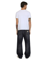 Oversize blue washed denim jeans -  | Dolce & Gabbana