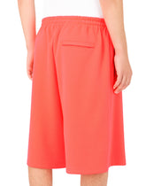 Jersey jogging shorts with DG logo -  | Dolce & Gabbana