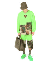 Camouflage patchwork jogging shorts -  | Dolce & Gabbana