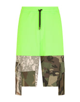 Camouflage patchwork jogging shorts -  | Dolce & Gabbana