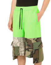 Camouflage patchwork jogging shorts -  | Dolce & Gabbana