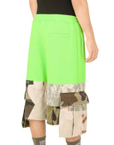 Camouflage patchwork jogging shorts -  | Dolce & Gabbana