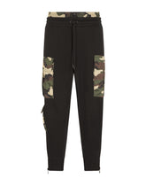 Jogging pants with camouflage-print details -  | Dolce & Gabbana