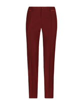Tailored stretch wool tuxedo pants -  | Dolce &amp; Gabbana