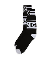 Stretch cotton socks with jacquard DG logo -  | Dolce & Gabbana