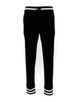 WOVEN JOGGING PANTS WITH EMBROIDERY -  | Dolce &amp; Gabbana