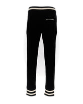 WOVEN JOGGING PANTS WITH EMBROIDERY -  | Dolce &amp; Gabbana