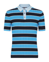 Ribbed silk and cotton polo shirt -  | Dolce & Gabbana