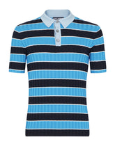 Ribbed silk and cotton polo shirt -  | Dolce & Gabbana
