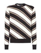 Silk and cashmere jacquard round-neck sweater -  | Dolce &amp; Gabbana