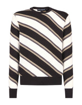 Silk and cashmere jacquard round-neck sweater -  | Dolce &amp; Gabbana