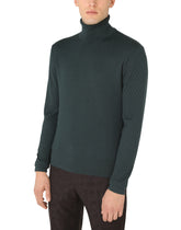 High-neck sweater in cashmere and silk -  | Dolce &amp; Gabbana