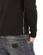 Silk and cotton round-neck sweater -  | Dolce & Gabbana