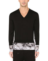 Camouflage double-construction pullover -  | Dolce & Gabbana