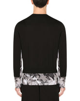 Camouflage double-construction pullover -  | Dolce & Gabbana
