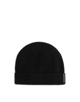 Wool fisherman’s rib knit hat -  | Dolce & Gabbana