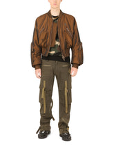 Silk round-neck sweater with camouflage intarsia -  | Dolce & Gabbana