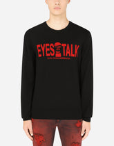 Round-neck wool sweater with intarsia -  | Dolce &amp; Gabbana