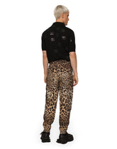 Short-sleeved wool jacquard polo-shirt with DG detailing -  | Dolce & Gabbana