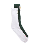 Cotton jacquard socks with DG patch -  | Dolce & Gabbana