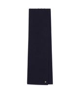 Knit cashmere scarf with DG patch -  | Dolce & Gabbana
