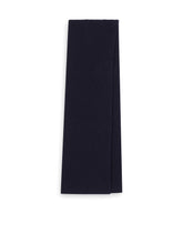 Knit cashmere scarf with DG patch -  | Dolce & Gabbana