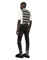 Mixed-yarn polo-shirt with DG patch -  | Dolce & Gabbana