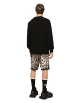 Cashmere round-neck sweater with DG logo -  | Dolce &amp; Gabbana