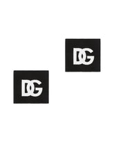 Cashmere jacquard snood with DG logo -  | Dolce & Gabbana
