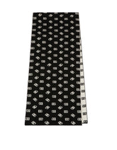 Wool and cashmere jacquard scarf with DG logo -  | Dolce & Gabbana