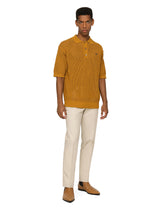Mesh-stitch polo-shirt with DG hardware -  | Dolce & Gabbana