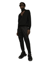 Turtle-neck pullover in virgin wool -  | Dolce &amp; Gabbana